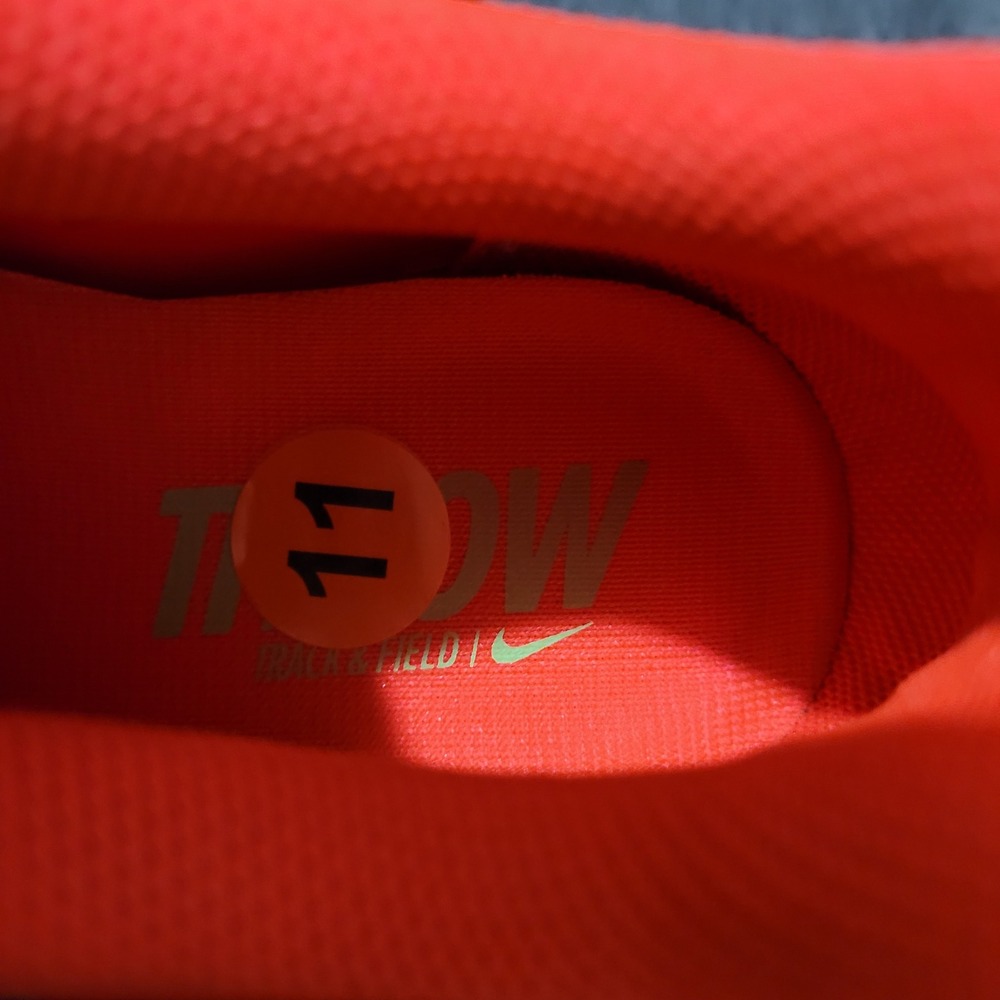 Nike Zoom Rival SD Throwing Shoes Men's Size 11 Red Yellow Black FZ9665-600 NEW - Picture 13 of 16